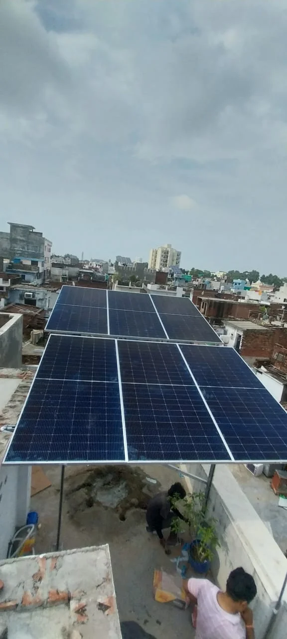 Solar project installation